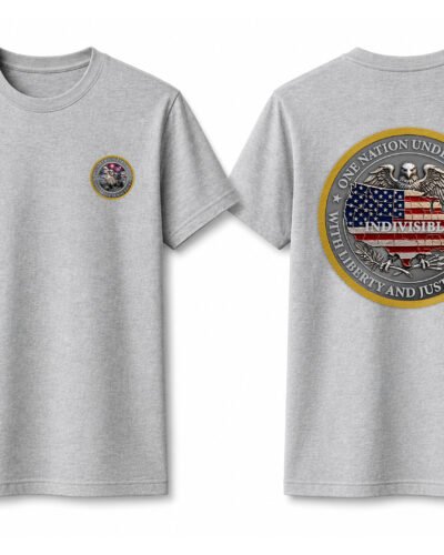 AMERICA 250TH grey tee