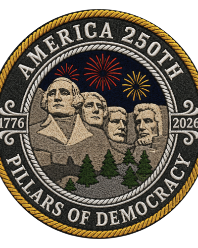 AM250TH EMBROIDERY PATCH #2