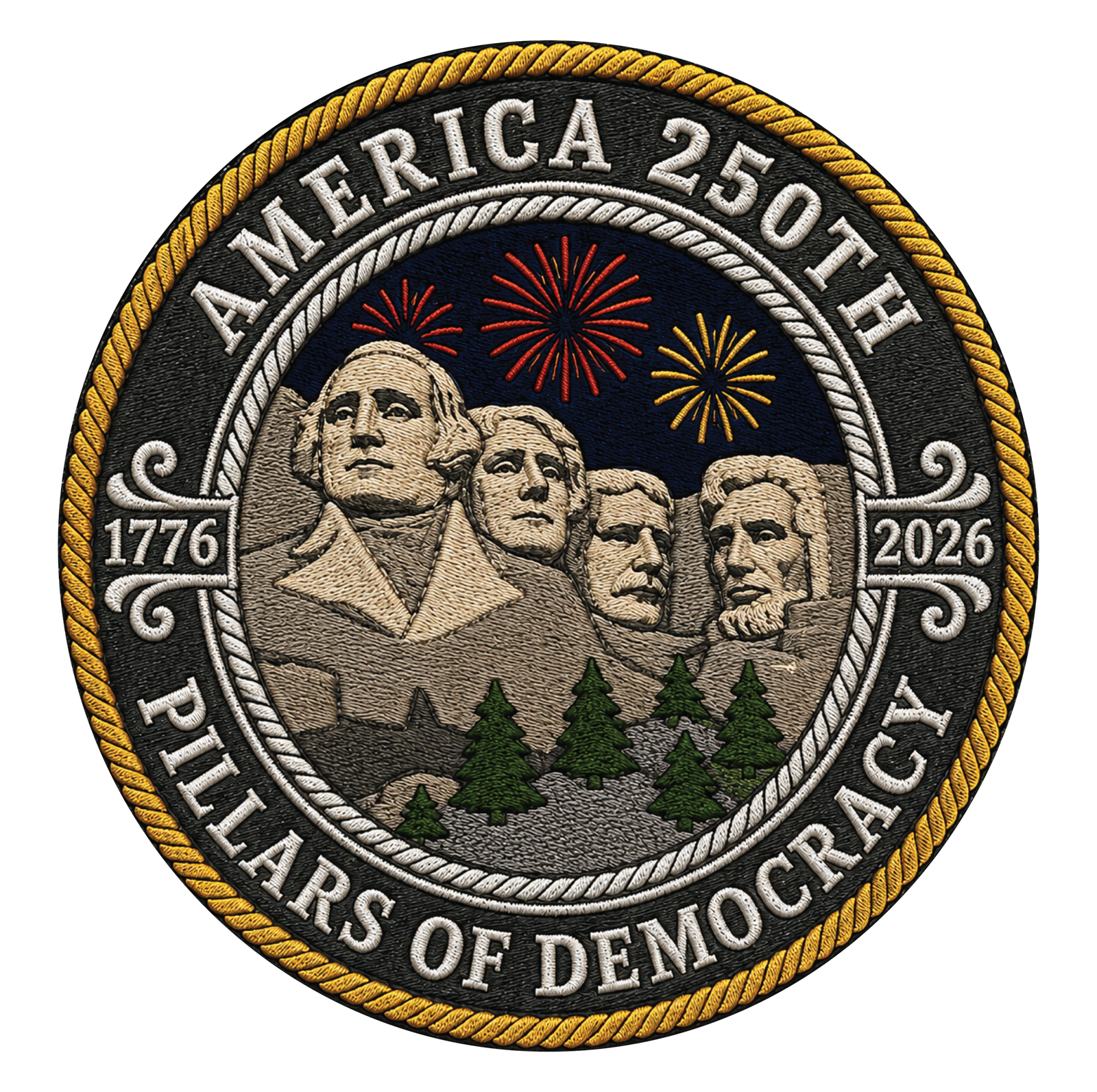 AM250TH EMBROIDERY PATCH #2