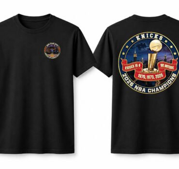 KNICKS IN 5, WE OUTSIDE black tee
