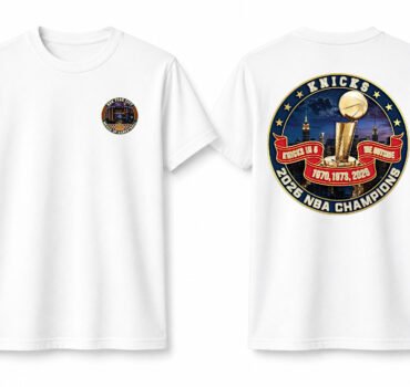 KNICKS IN 5, WE OUTSIDE white tee