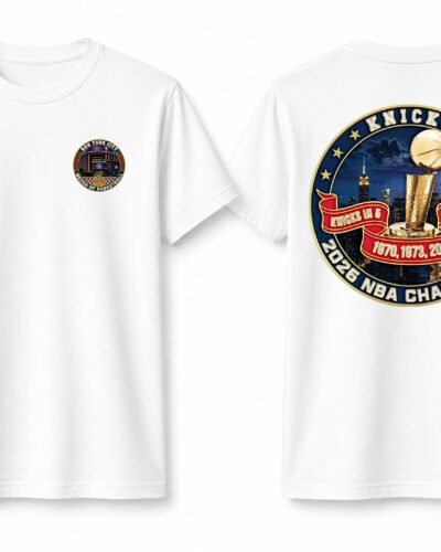 KNICKS IN 5, WE OUTSIDE white tee