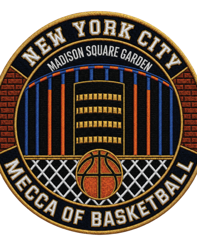 KNICKS IN 5, WE OUTSIDE EMBROIDERY PATCH #2