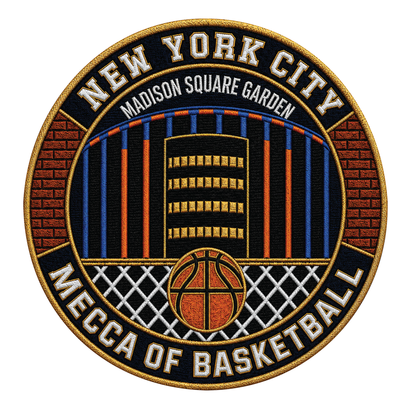 KNICKS IN 5, WE OUTSIDE EMBROIDERY PATCH #2