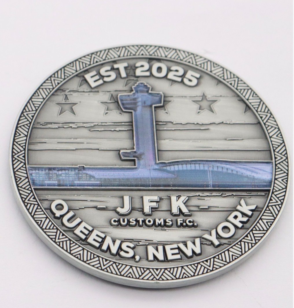 JFK Customs FC Challenge Coin - Image 4