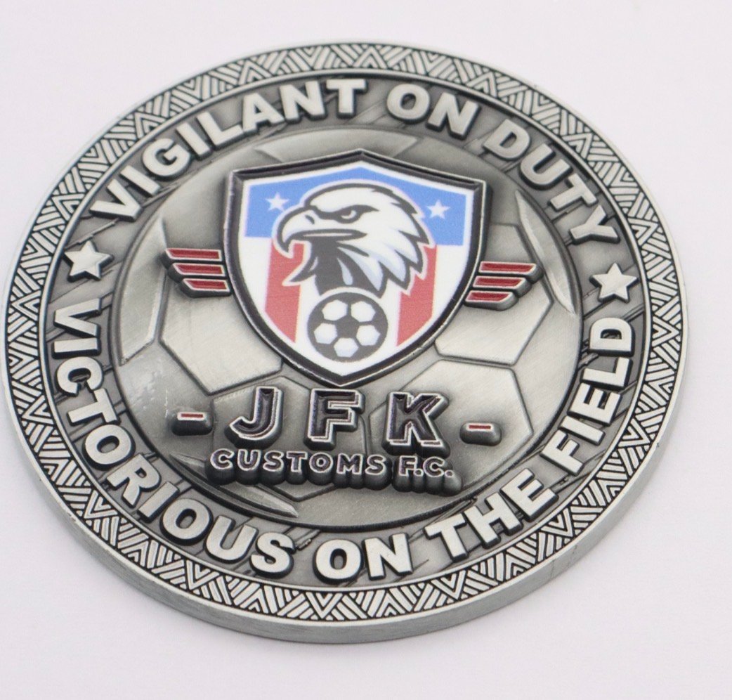JFK Customs FC Challenge Coin - Image 3